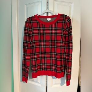 J.Crew Factory Plaid Sweater